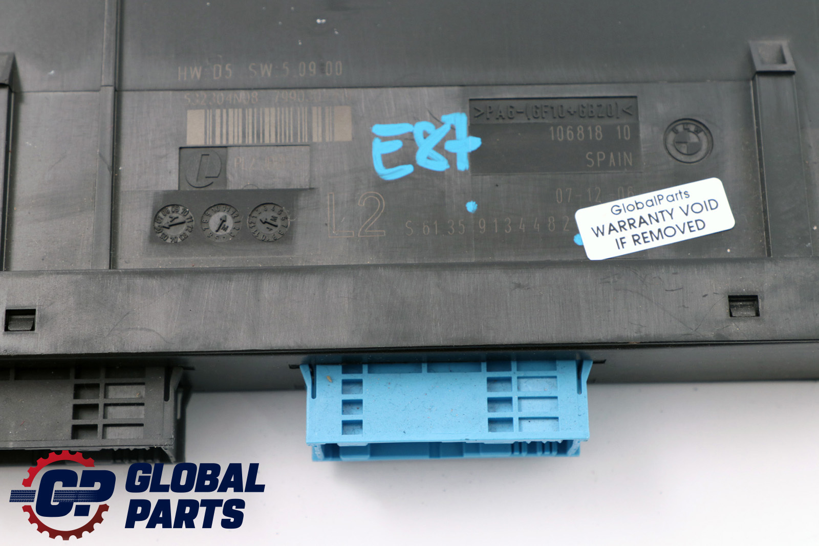 BMW E87 ECU Body Control Module Unit L2 PL2 JBBFE 9134482