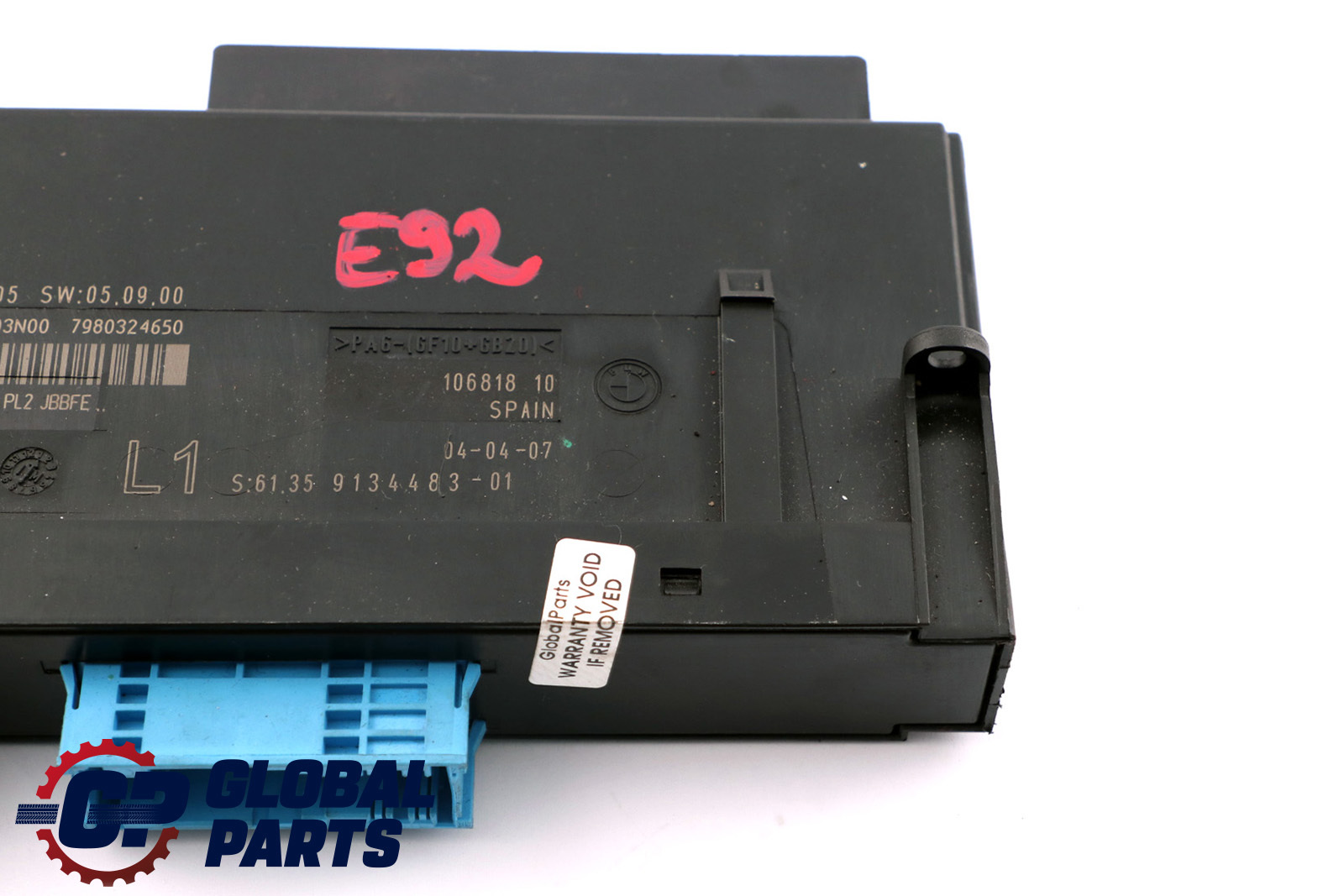 BMW 3 Series E92 ECU Body Control Module Junction Box L1 PL2 JBBFE 9134483