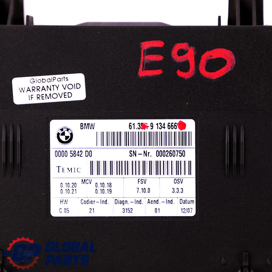 BMW E87 E90 E91 E92 Seat Control Unit Module ECU 9134666