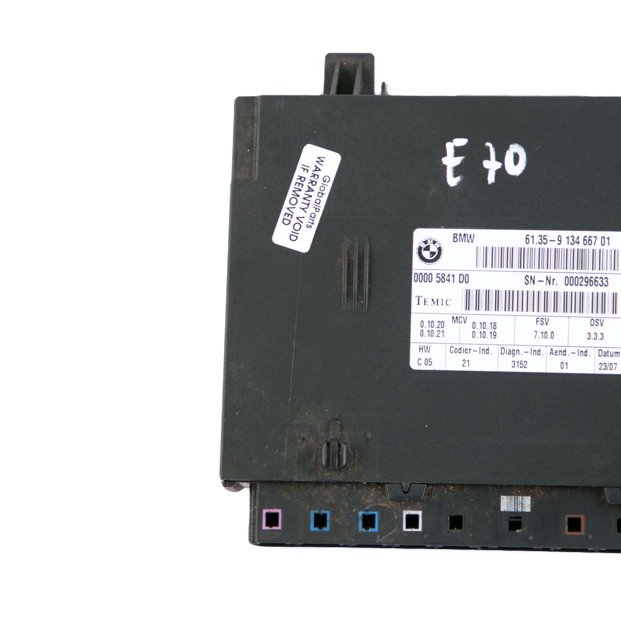 BMW 1 3 X5 Series E70 E87 E90 E91 E92 Seat Control Unit Module ECU 9134667