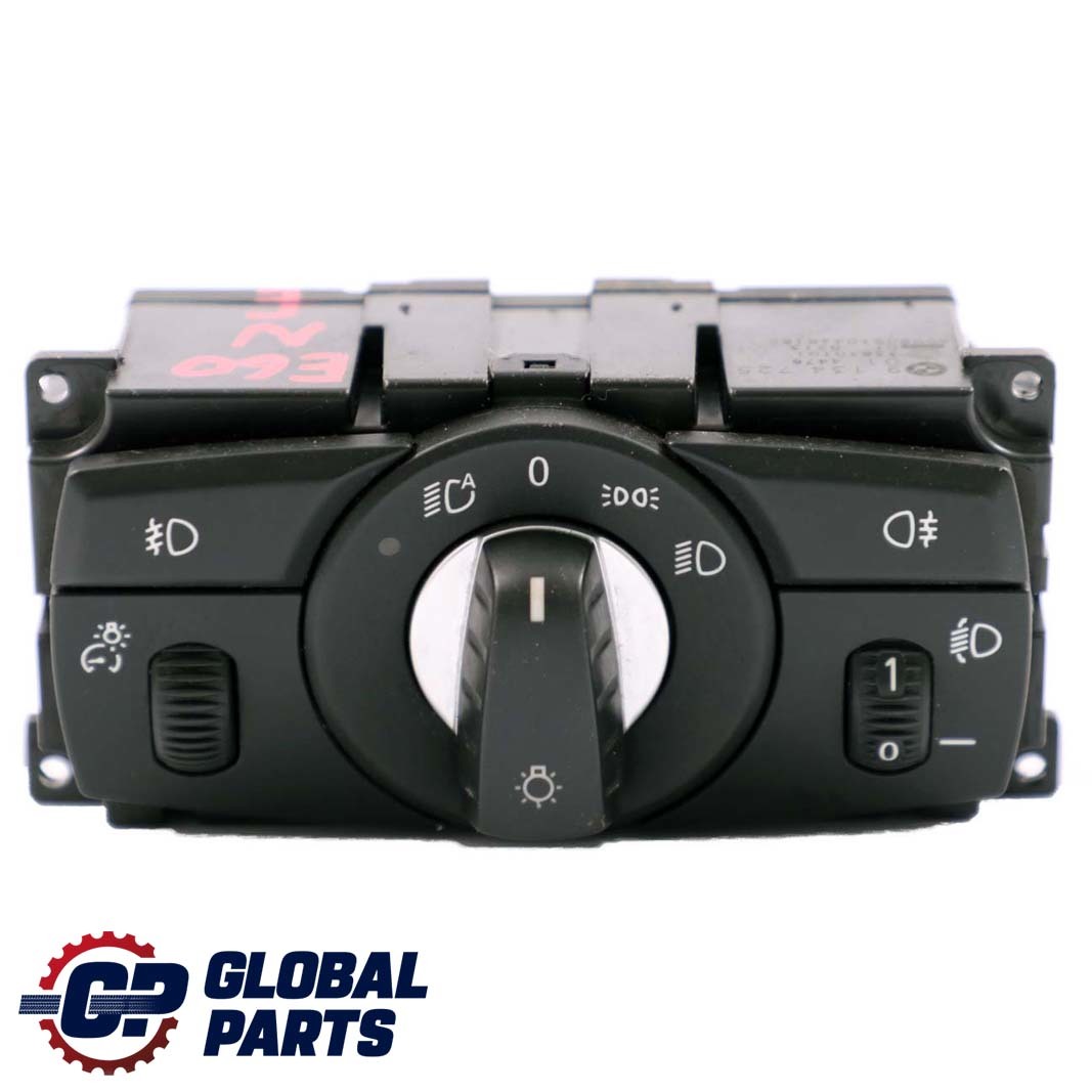 BMW 5 X5 E70 E60 E61 LCI Control Element Light Headlight Switch Unit 9134725