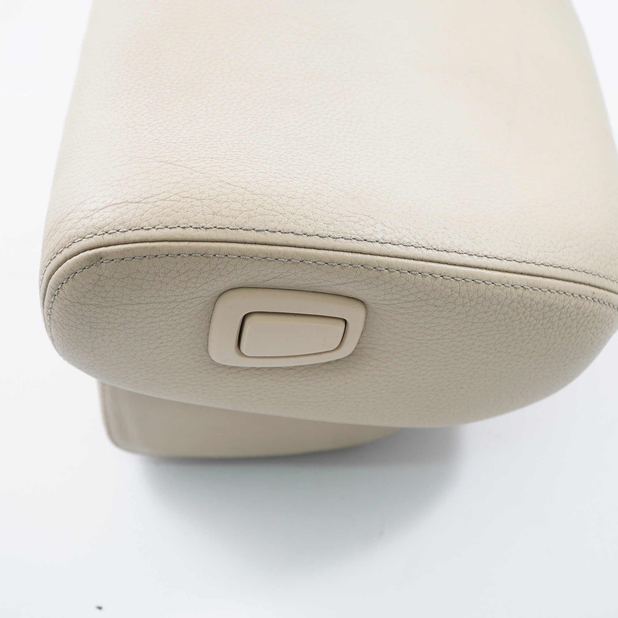 BMW E64 Seat Headrest Front Right O/S Cream Beige Leather Head Rest