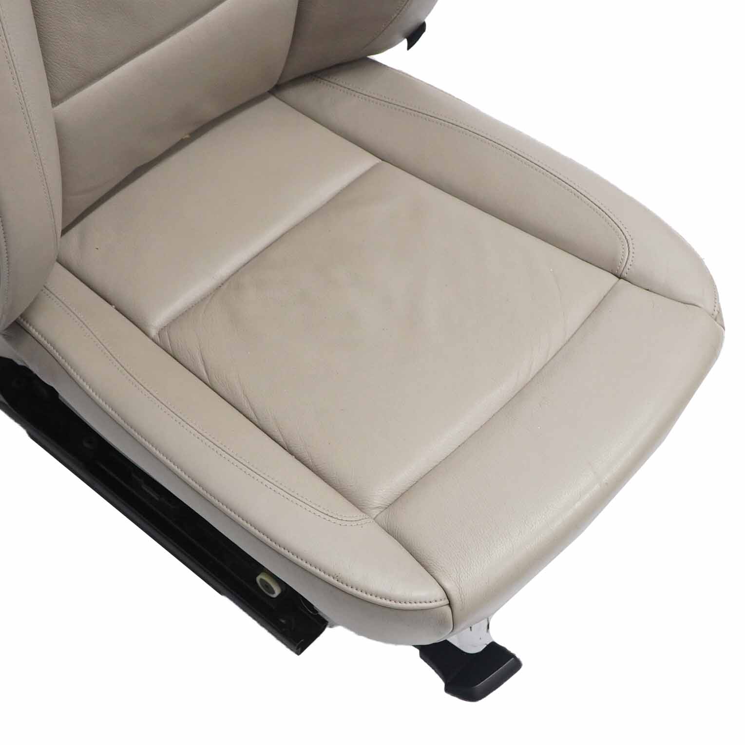 Front Seat BMW E88 Convertible Left N/S Heated Side Beige Leather Boston