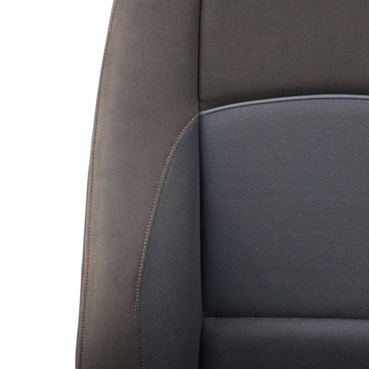 Front Seat BMW E88 Convertible M Sport Right O/S Cloth Fabric Side Monaco Blue