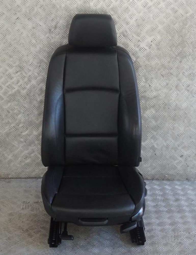 BMW 1 Series E88 Convertible Heated M Sport Black Leather Front Left N/S Seat