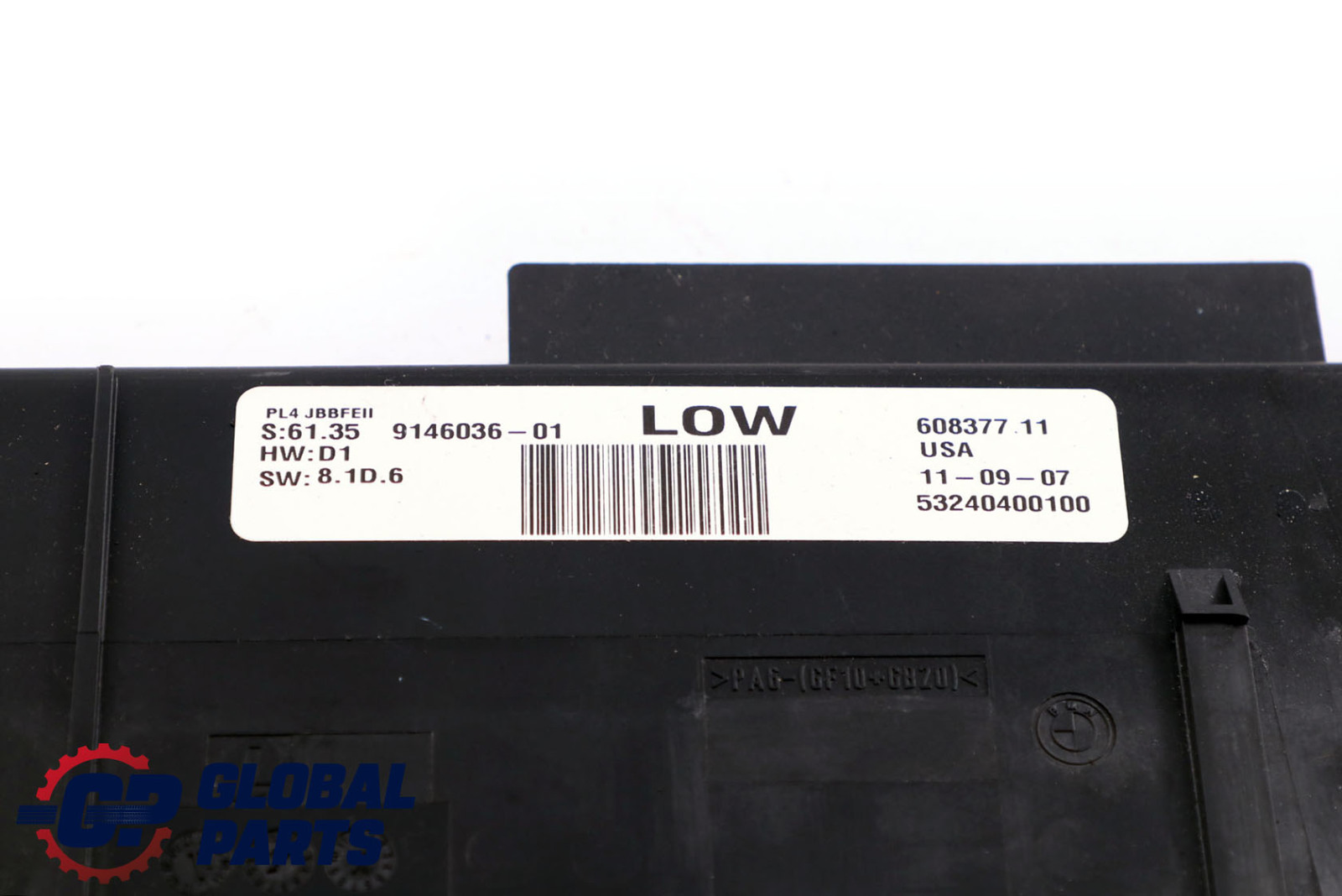 BMW X5 E70 ECU Body Control Module Unit JBBFEII PL4 LOW 9146036