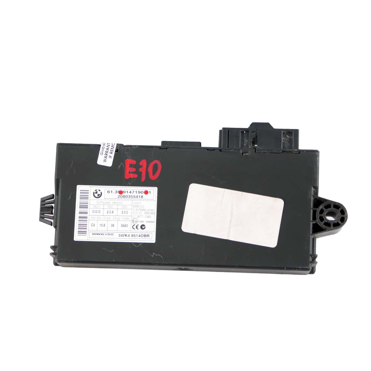 BMW E60 E61 LCI E90 E91 E92 CAS3 Control Unit Key Reading Module 9147190