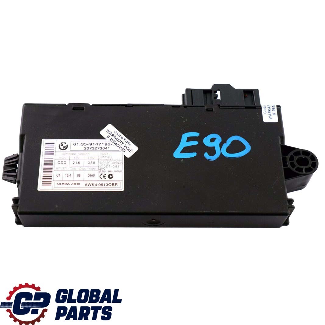 BMW E81 E82 E87 E90 E91 E92 ECU Key Reading Module Control Unit CAS 3 9147196