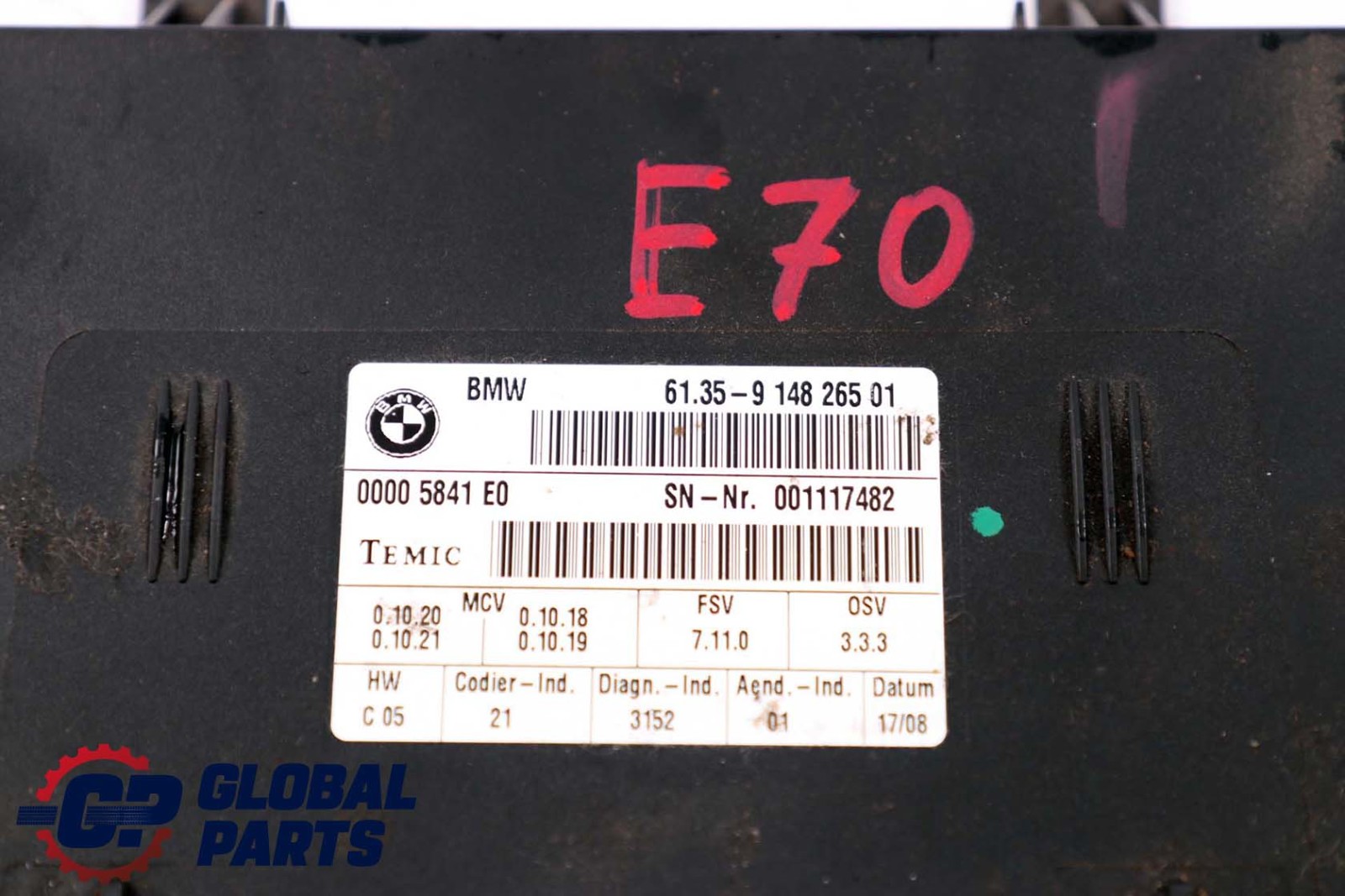 BMW E70 E87 E90 E91 E92 Seat Control Unit Module ECU 9148265