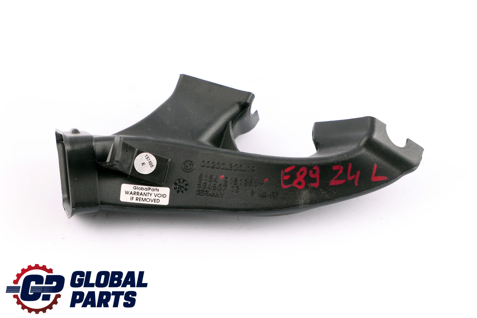 BMW Z4 Series E89 Air Duct Footwell Left N/S 9151351