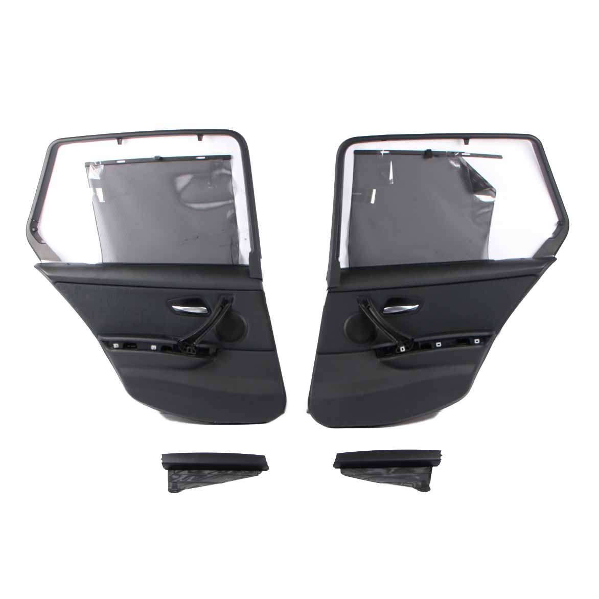 Door Card Set BMW E91 Rear Left Right N/O/S Door Trim Roller Blind Set Alcantara