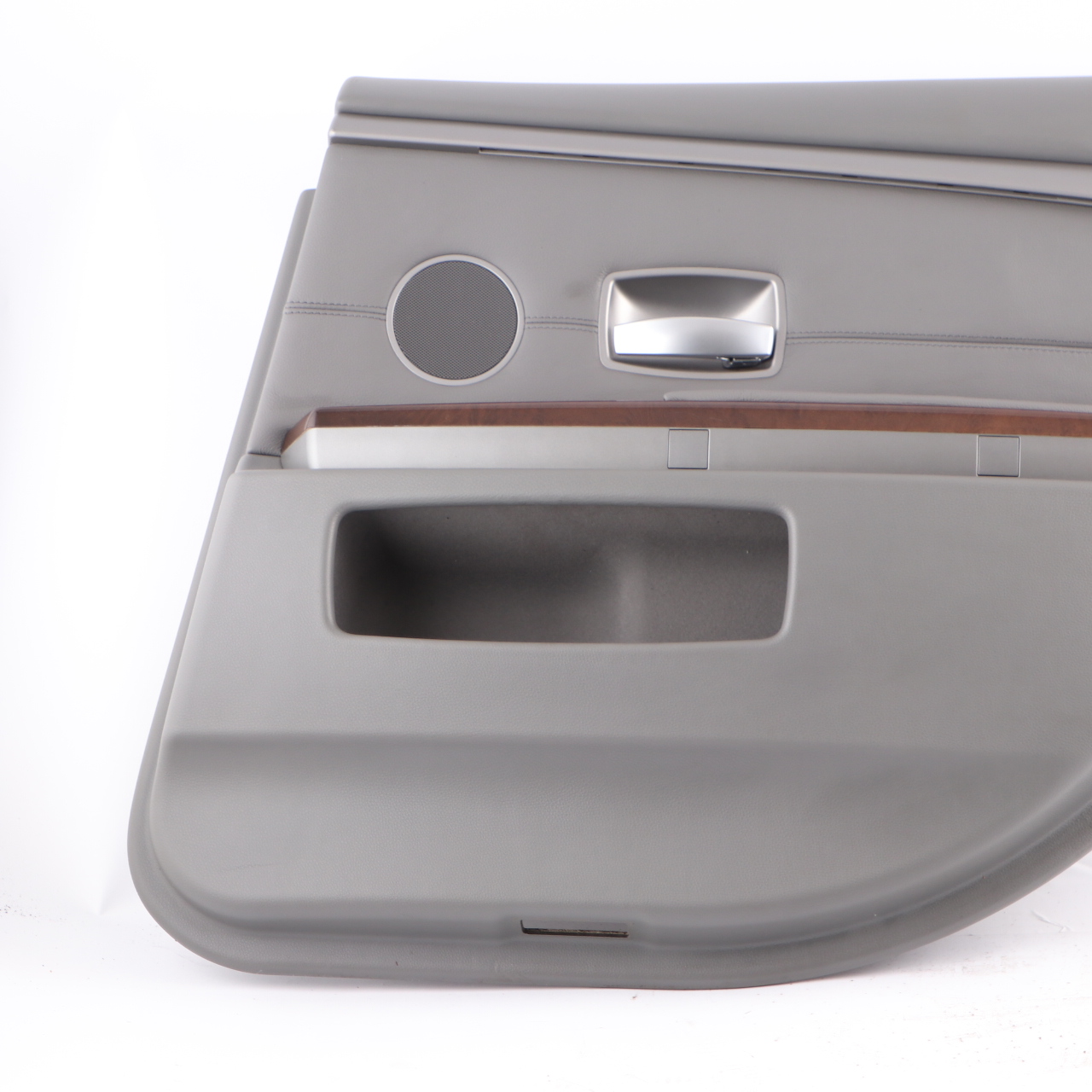 BMW E65 Door Card Rear Right Interior Trim Panel Leather Nasca Flanell Grey