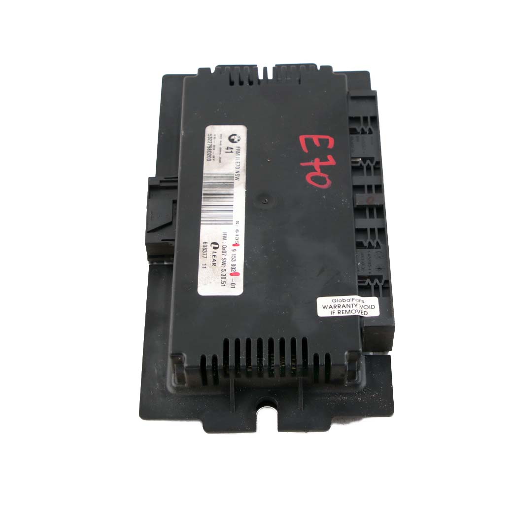 BMW X5 E70 Footwell Light Module Control Unit ECU FRM II NSW Lear 9153802