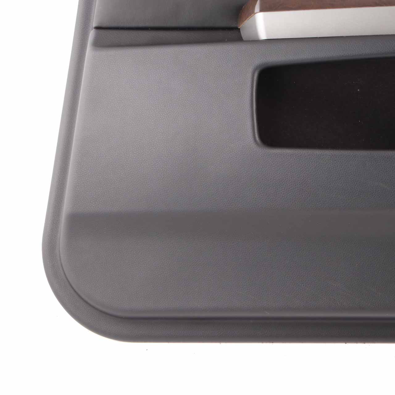 BMW E65 E66 Door Card Front Right O/S Door Lining Trim Panel Black Leather Pearl