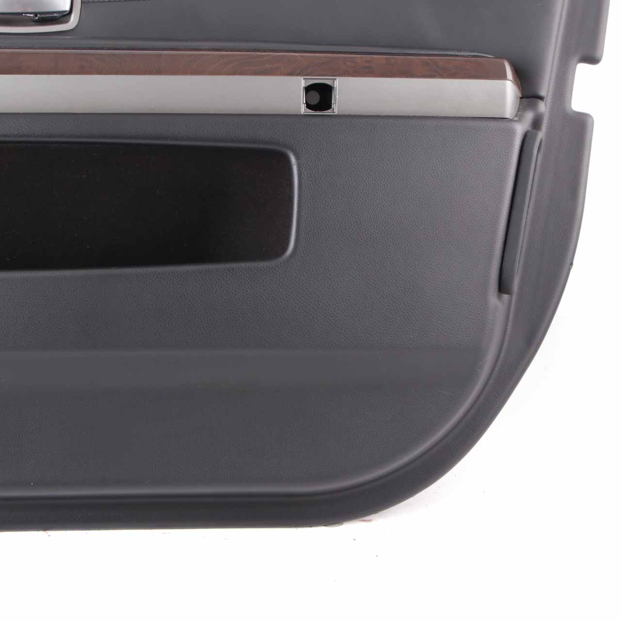 BMW E65 E66 Door Card Front Right O/S Door Lining Trim Panel Black Leather Pearl