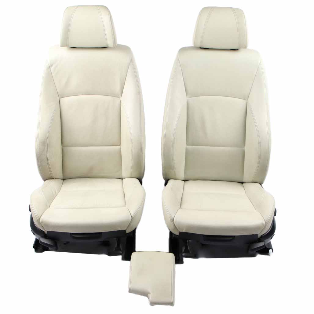 Seats BMW E90 Saloon M Sport Heated Lemon Leather Interior Front Rear Seat