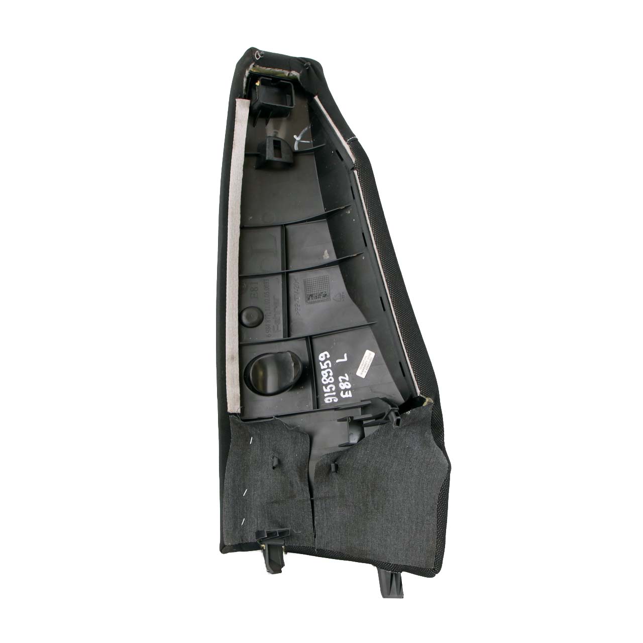 BMW 1 E81 E82 Rear Seat Side Finisher Corner Left N/S Cloth Network Anthracite