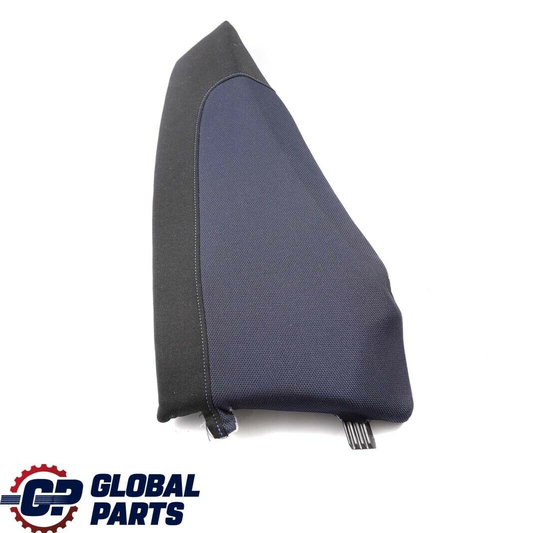 BMW 1 Series E81 Side Finisher Cloth Rear Seat Right O/S Network Monaco Blue