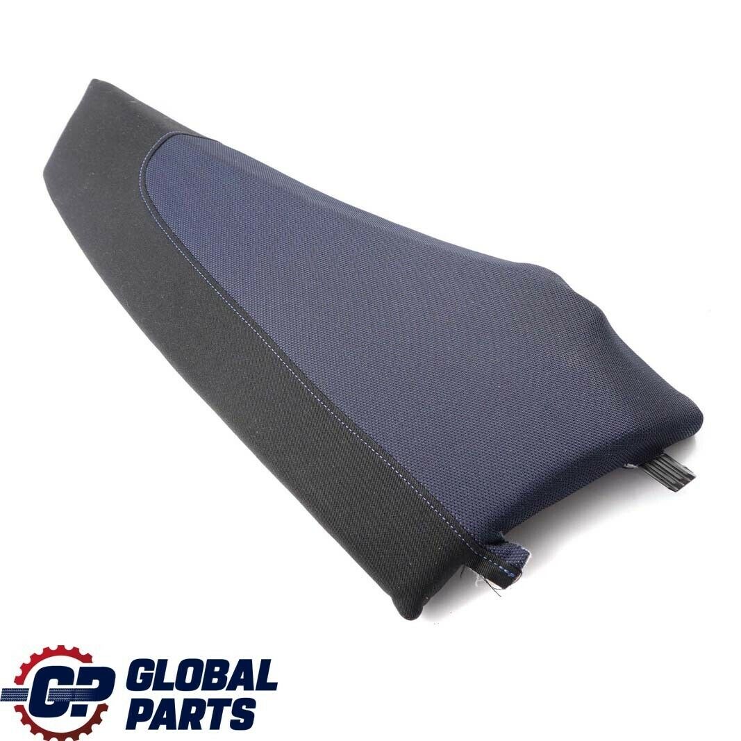 BMW 1 Series E81 Side Finisher Cloth Rear Seat Right O/S Network Monaco Blue