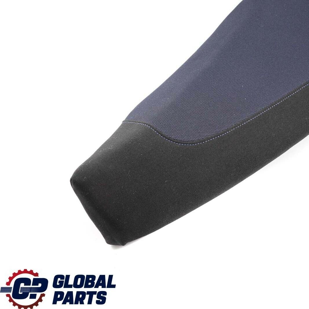 BMW 1 Series E81 Side Finisher Cloth Rear Seat Right O/S Network Monaco Blue