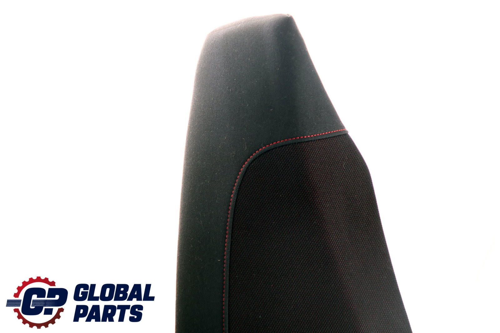 BMW 1 E81 Rear Seat Side Finisher Corner Right O/S Cloth Fabric Network Red