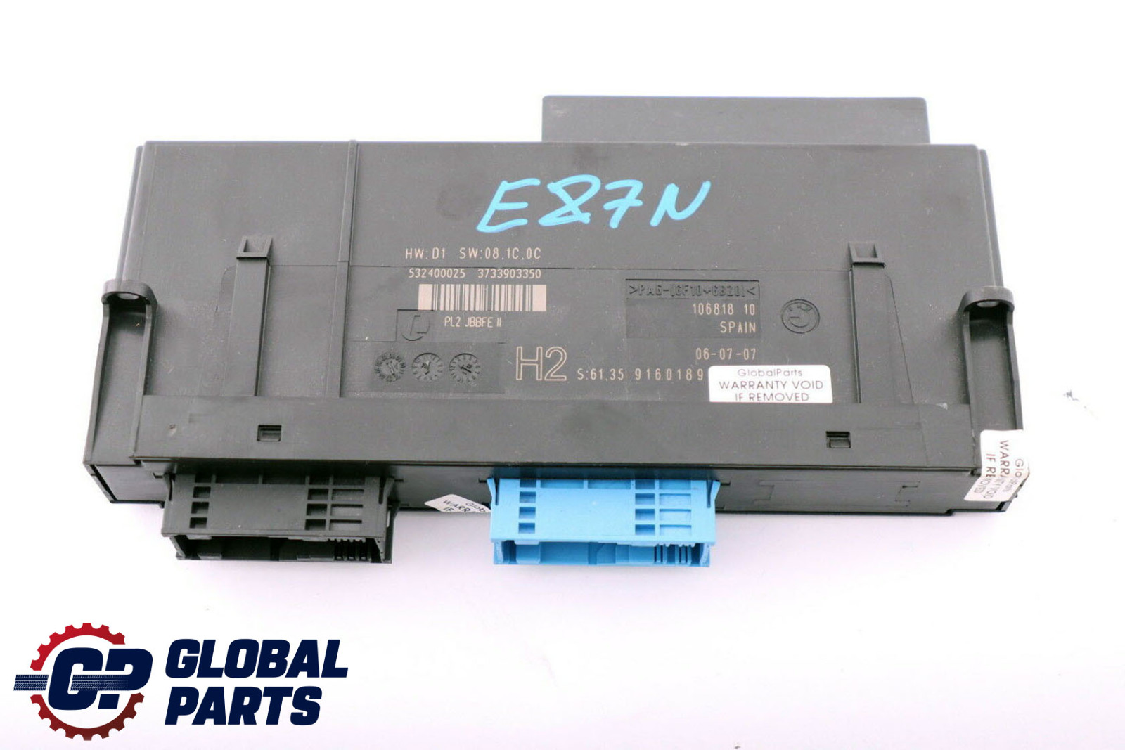 BMW 1 Series E87N LCI ECU Body Control Module H2 ECU 9160189