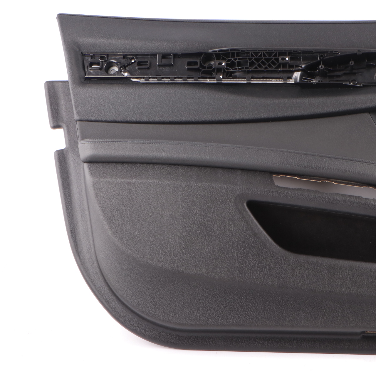 Door Card BMW F01 F02 Front Left N/S Trim Panel Cover Black Leather Dakota