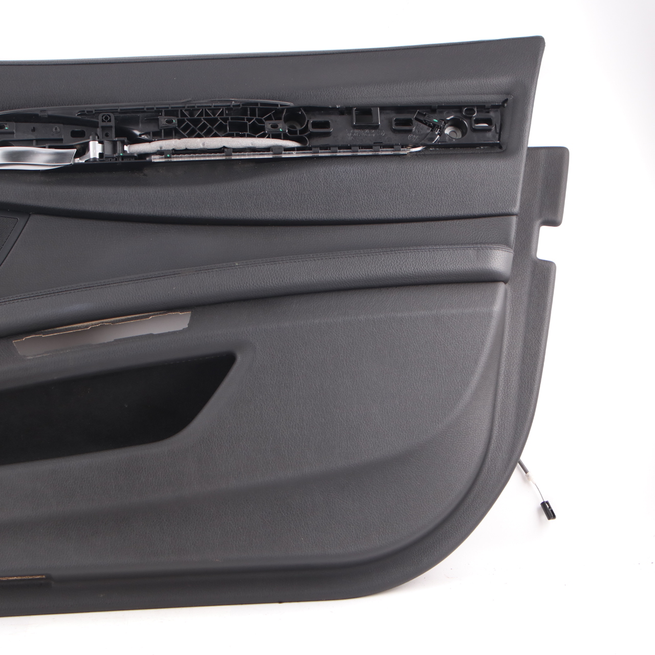 Door Card BMW F01 F02 Front Right O/S Trim Panel Cover Black Leather Dakota