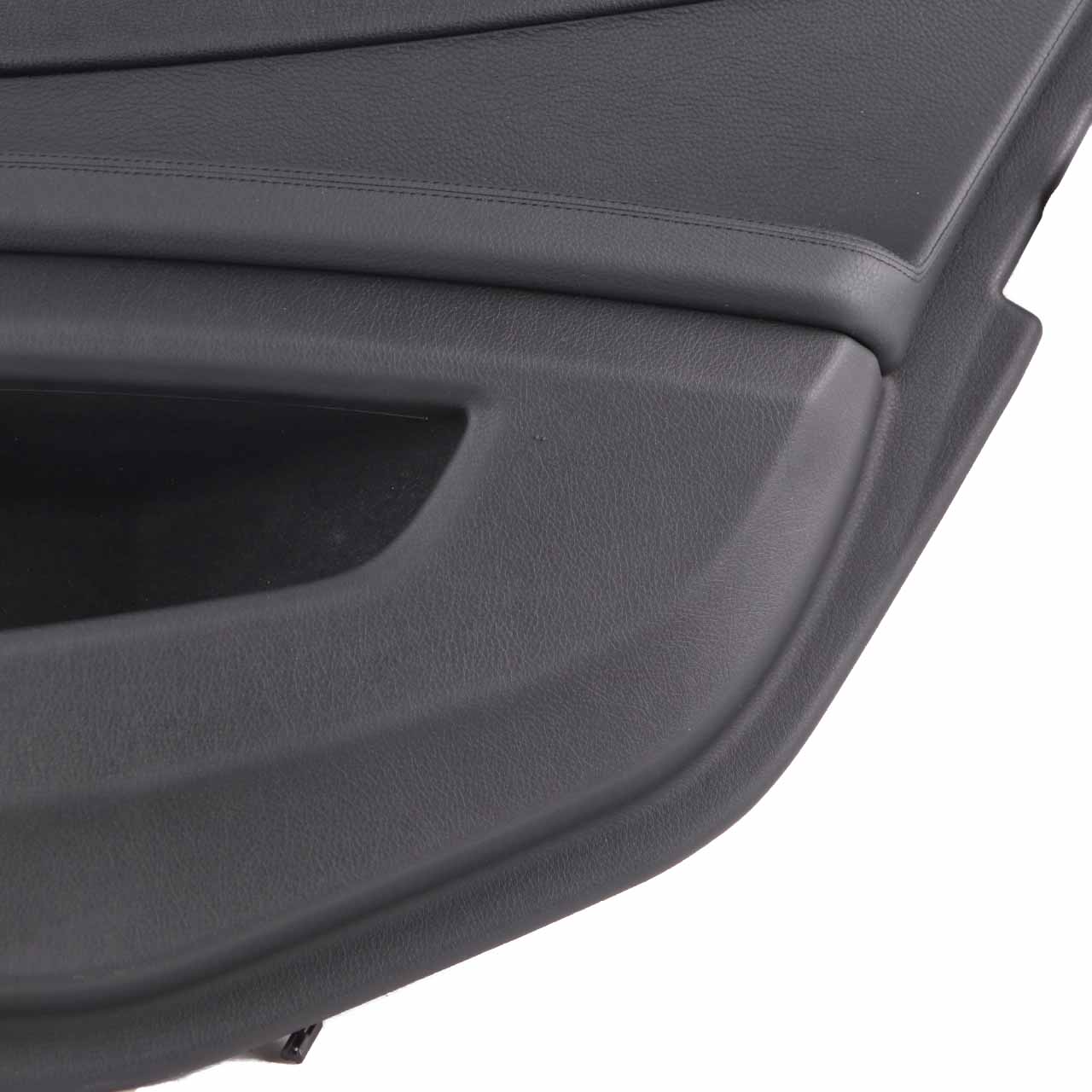 Door Card BMW F01 F02 Rear Right O/S Trim Panel Cover Black Leather Dakota