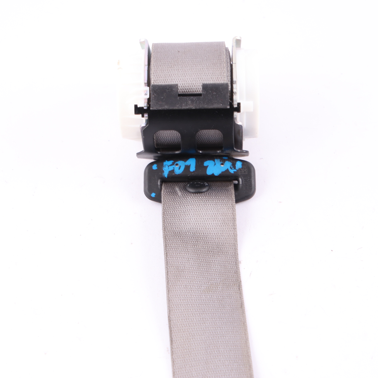 Seat Belt BMW F01 F02 F10 Saloon Upper Rear Centre Middle Everest-Grau 9163243