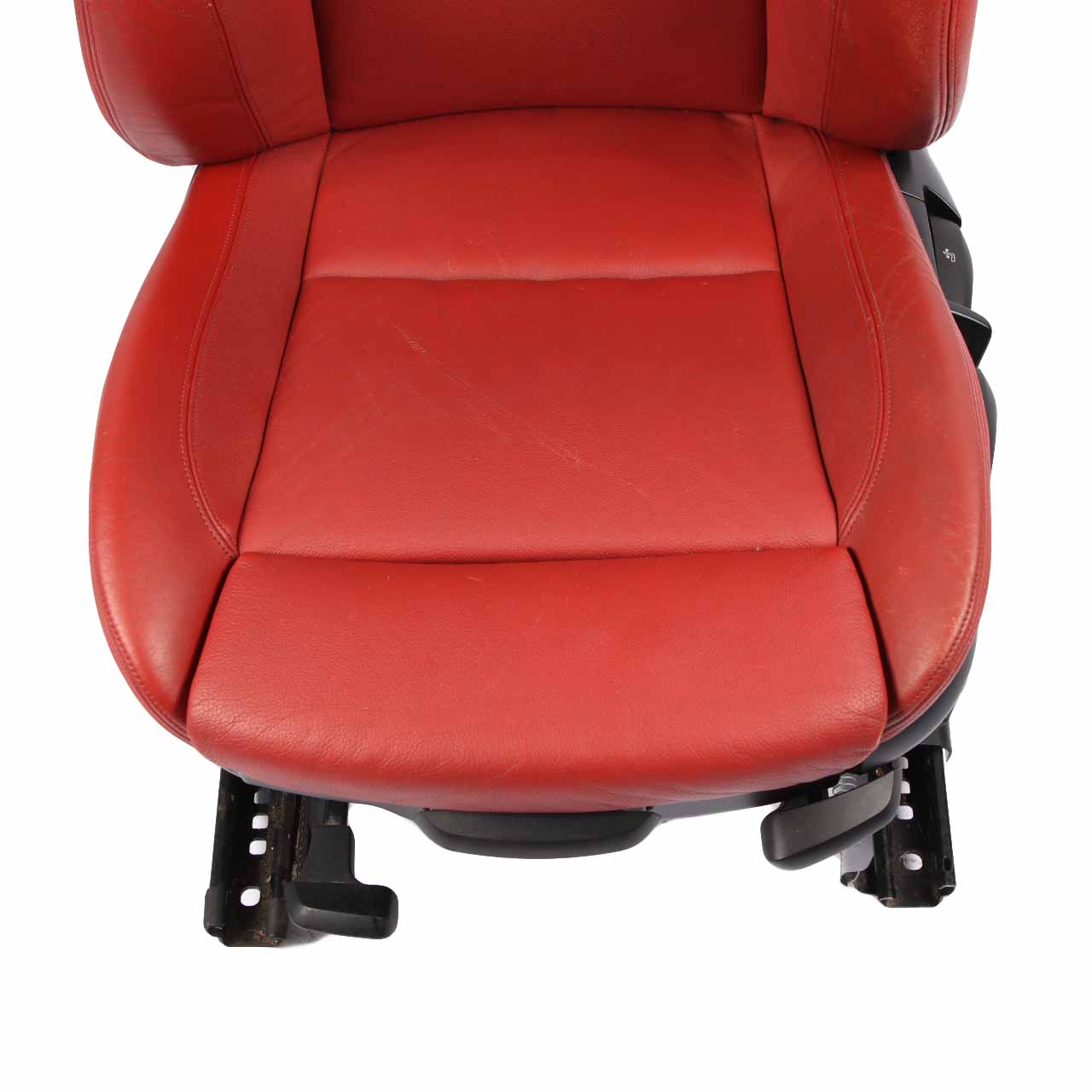 Front Seat BMW E82 Left N/S Passenger M Sport Red Leather Boston Korall Red