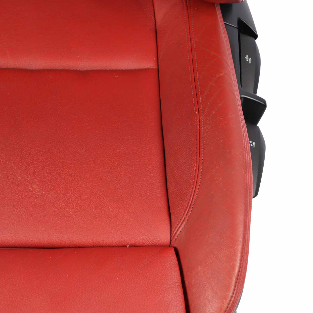 Front Seat BMW E82 Left N/S Passenger M Sport Red Leather Boston Korall Red