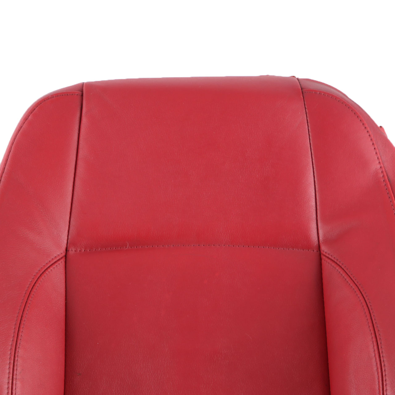 BMW E82 Seat Cover Heated Front Left N/S Sports Seat Backrest Red Leather