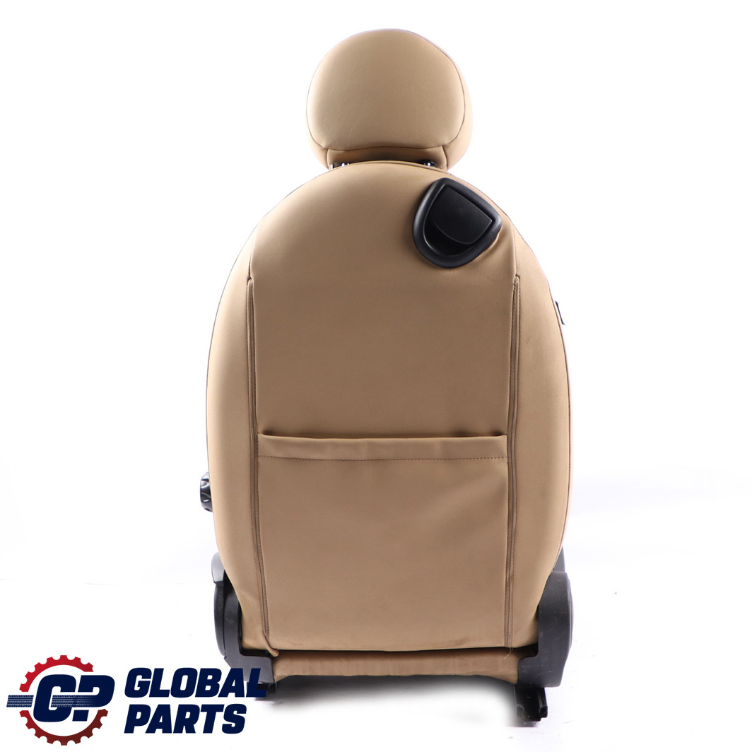 Mini Cooper One R55 R56 Beige Leather Front Right O/S Seat