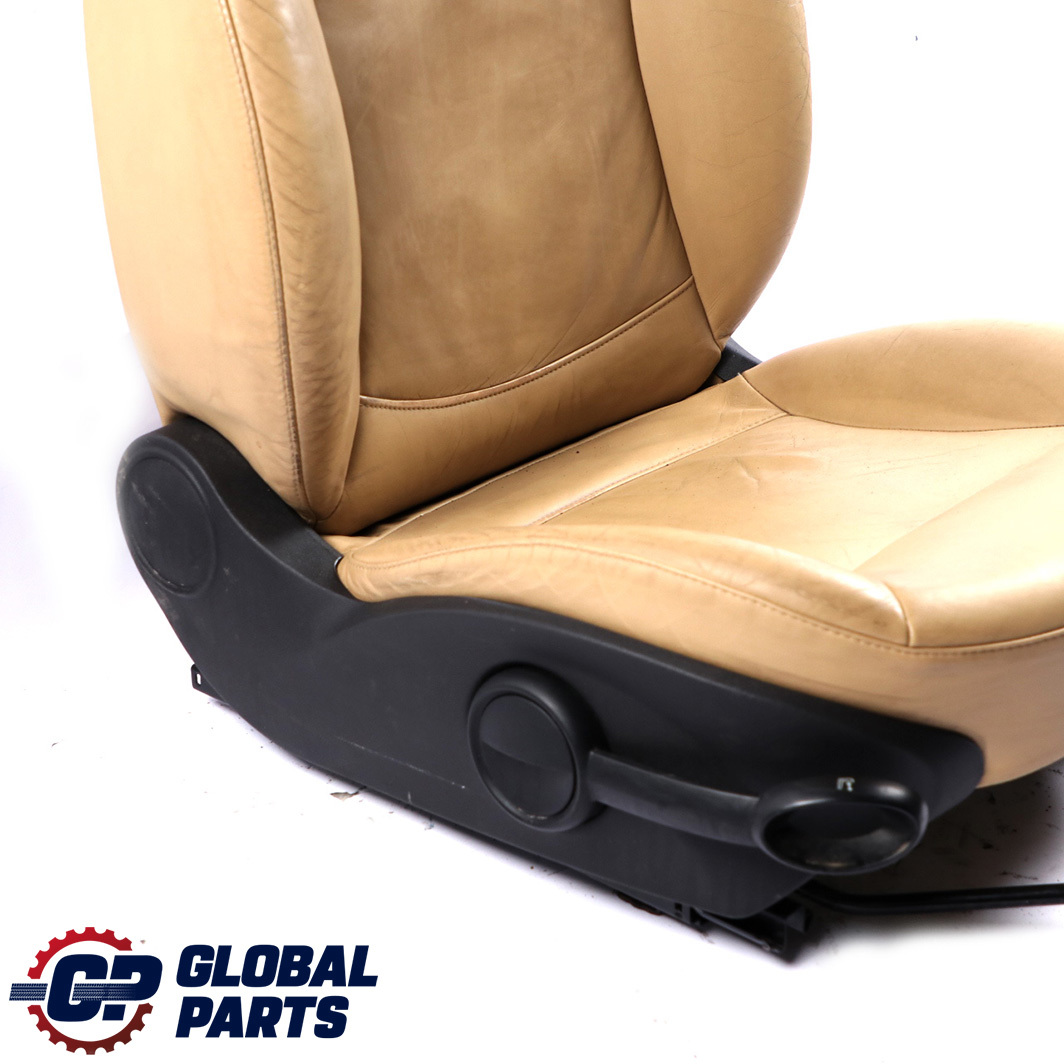 Mini Cooper One R55 R56 Beige Leather Front Right O/S Seat