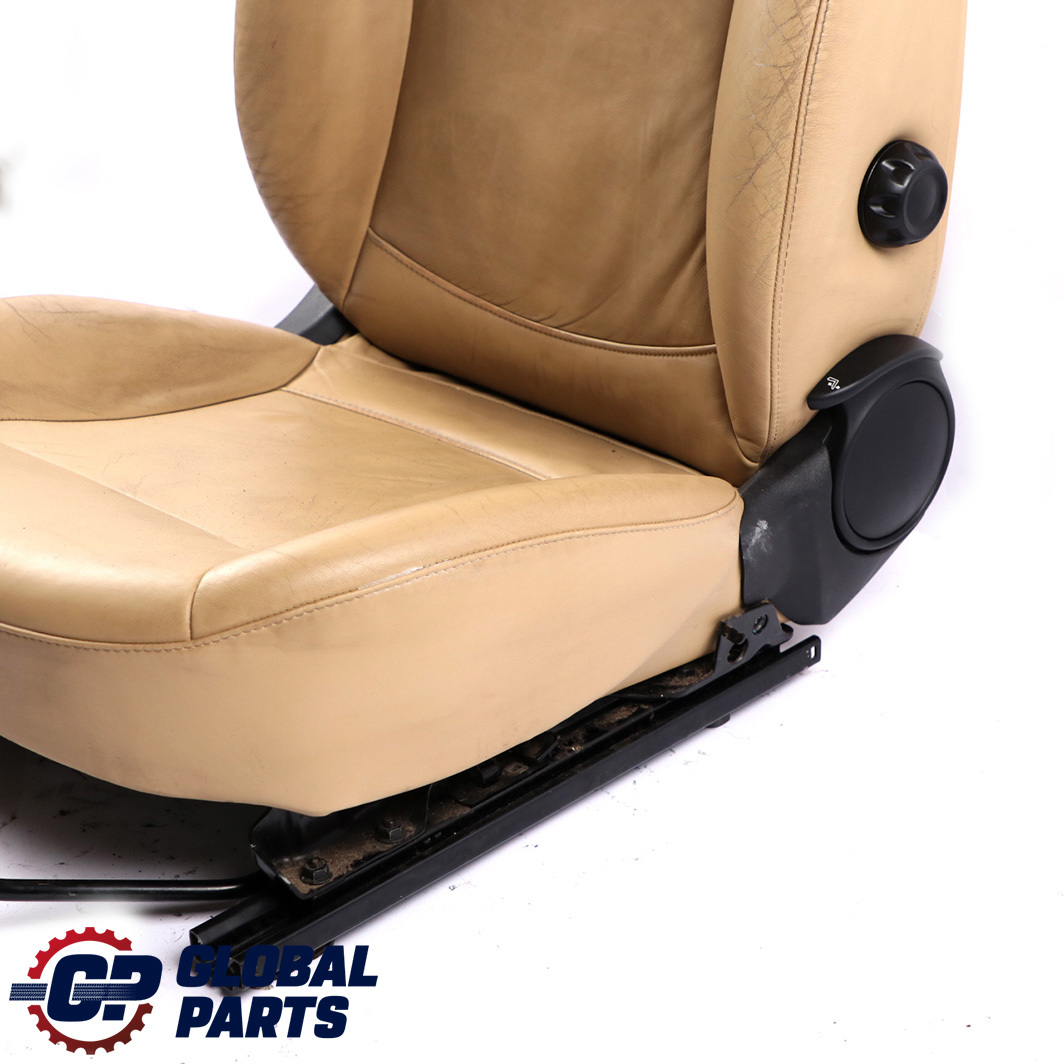 Mini Cooper One R55 R56 Beige Leather Front Right O/S Seat