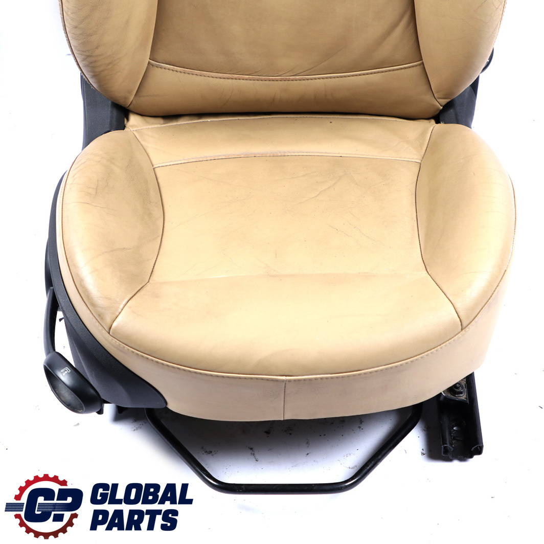 Mini Cooper One R55 R56 Beige Leather Front Right O/S Seat