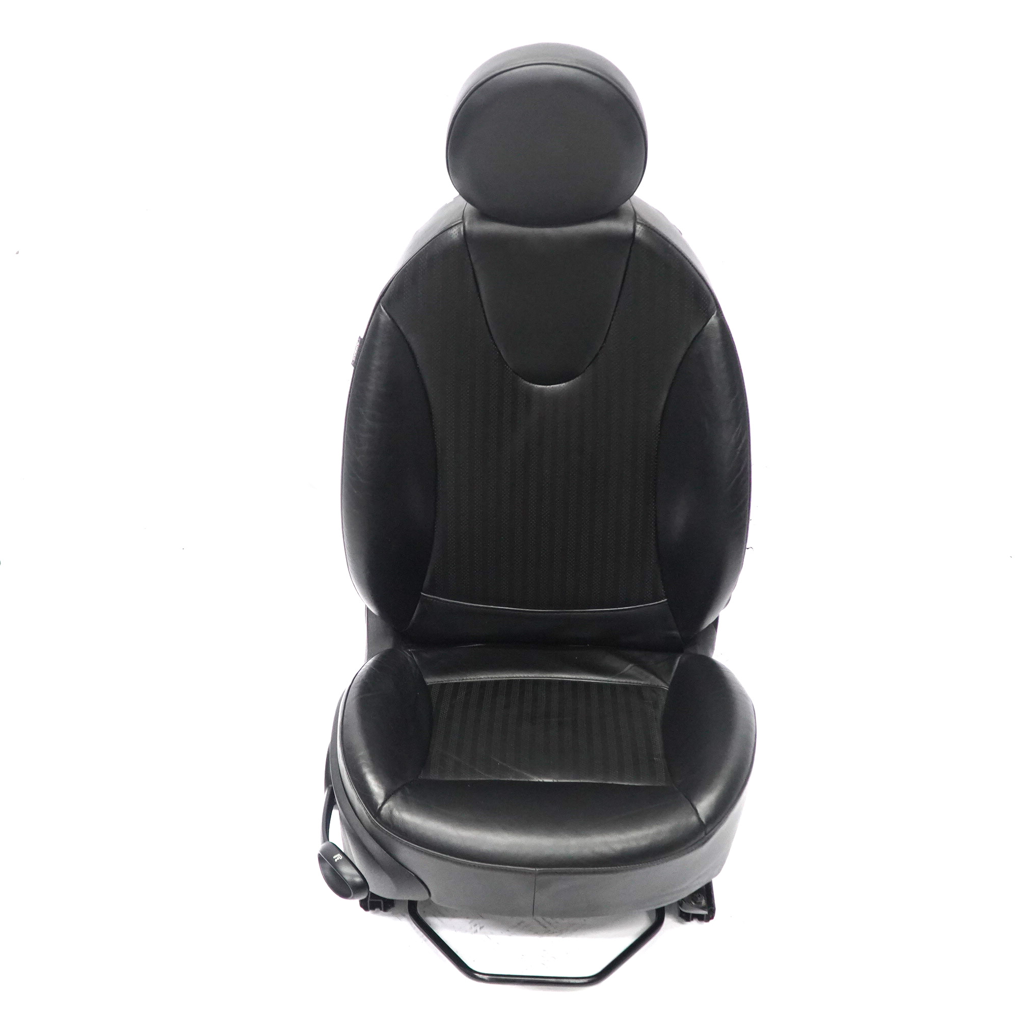 Front Seat Mini Cooper R55 R56 R57 Right O/S Side Carbon Black Leather