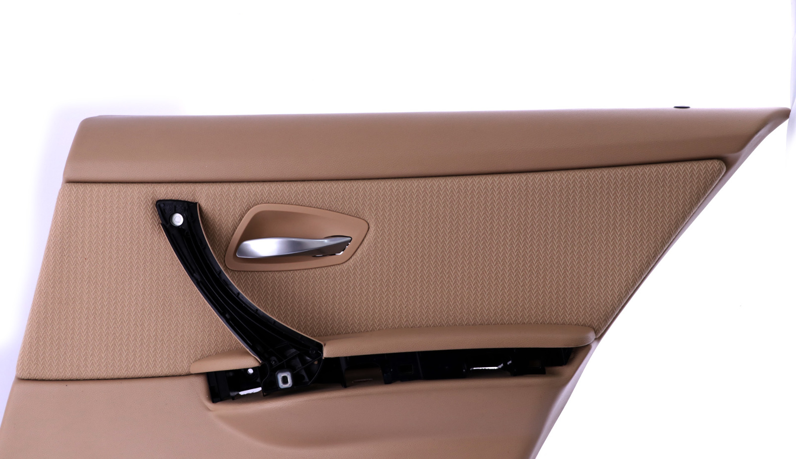 BMW 3 Series E90 LCI Rear Right O/S Door Card Beige Cloth Vertex Trim Panel