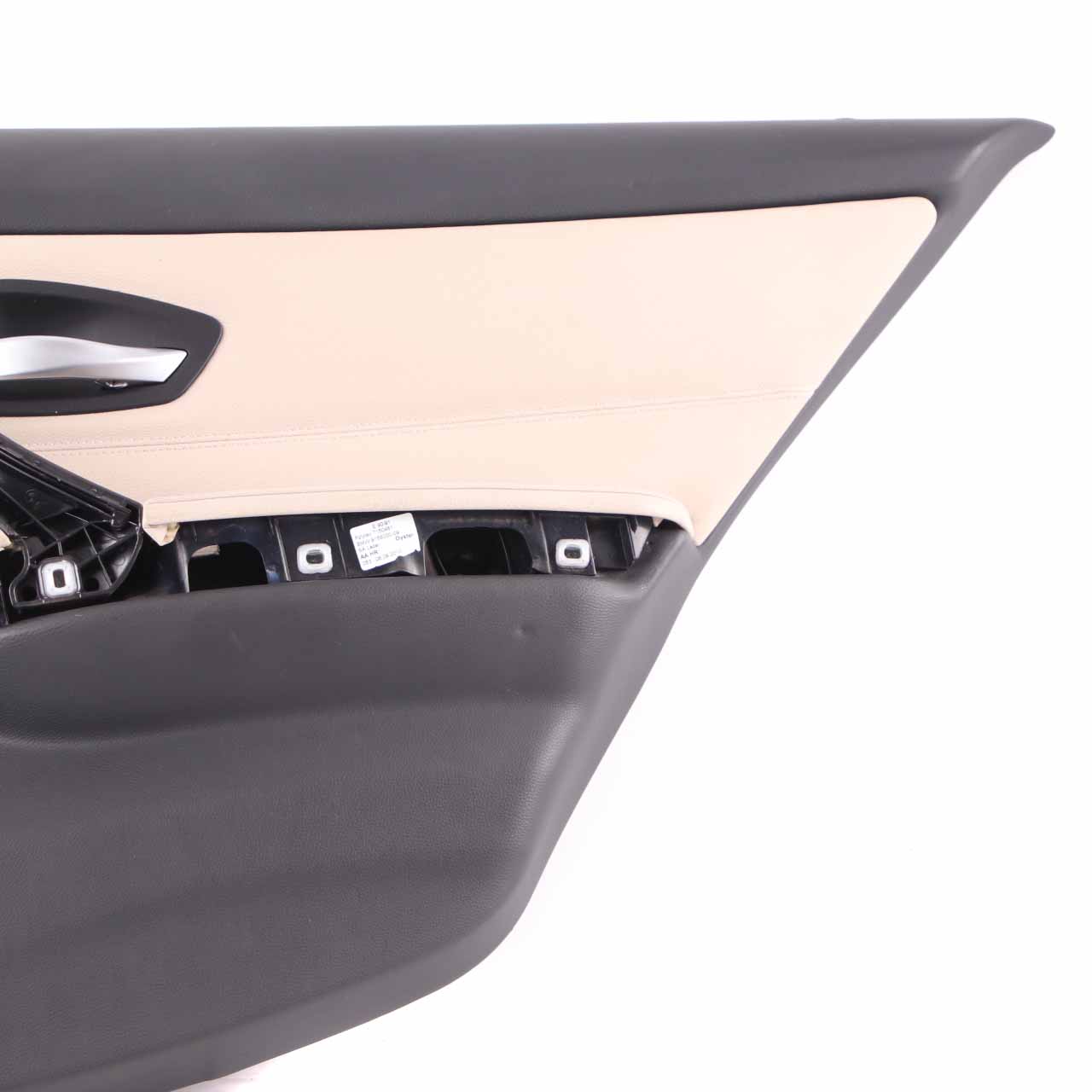 BMW E90 LCI Rear Right Door Card Panel O/S Leather Dakota Oyster