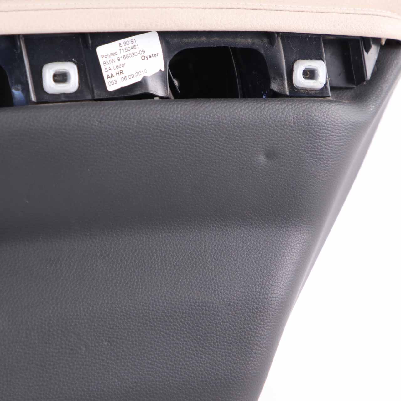 BMW E90 LCI Rear Right Door Card Panel O/S Leather Dakota Oyster