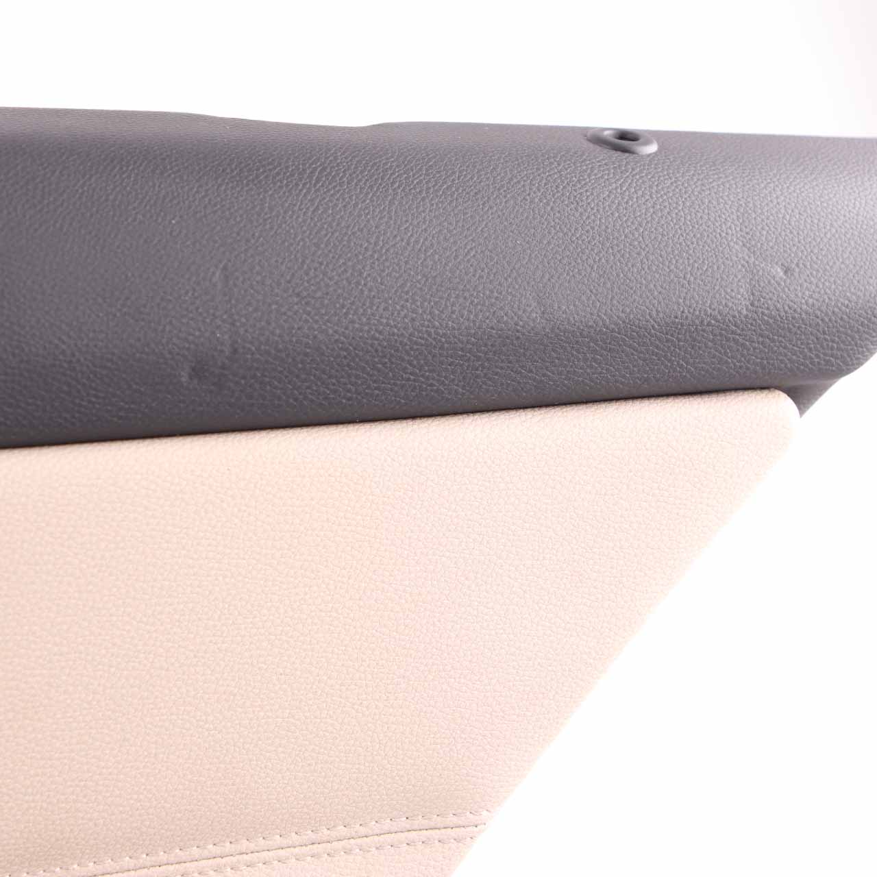 BMW E90 LCI Rear Right Door Card Panel O/S Leather Dakota Oyster