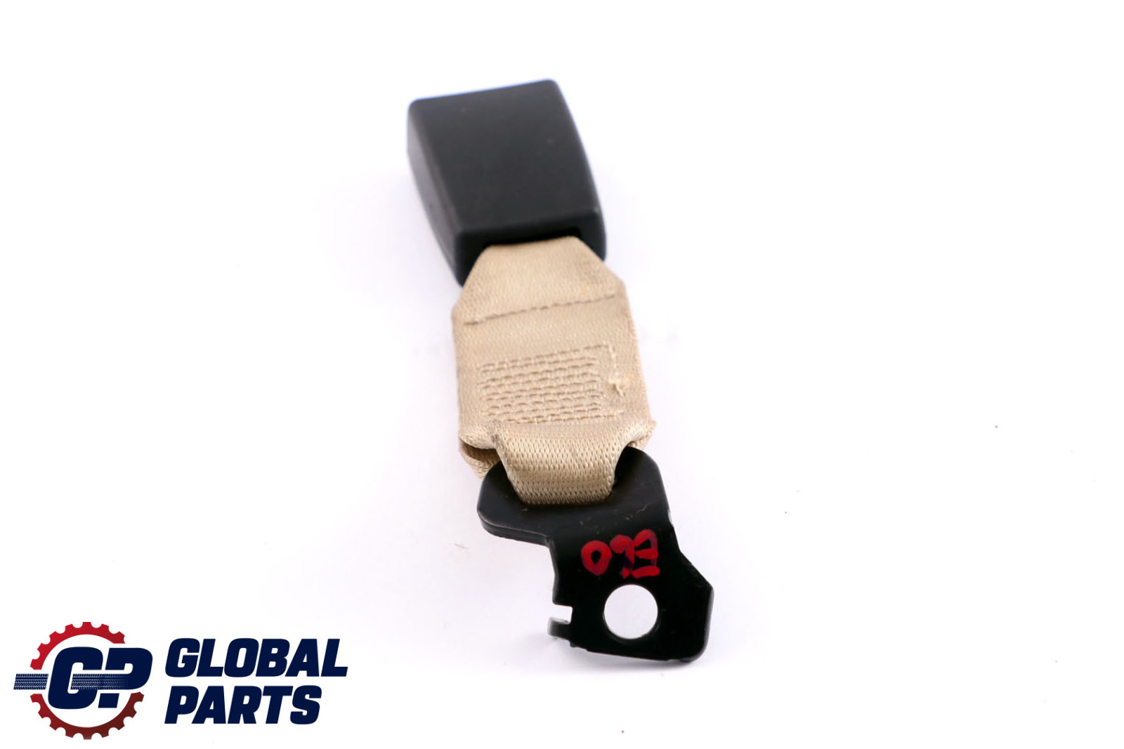 BMW 5 Series E60 E61 Lower Belt Clip Clasp Buckle Rear Center Cremebeige 9168380