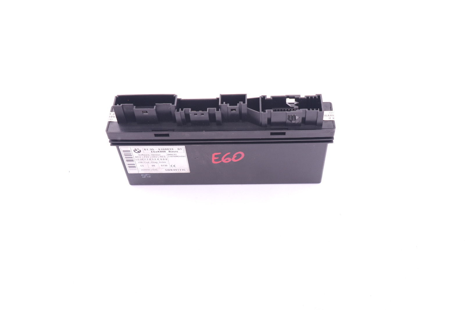 BMW E60 E60N E63 E63N Body Control Module ECU Control Unit 9168833