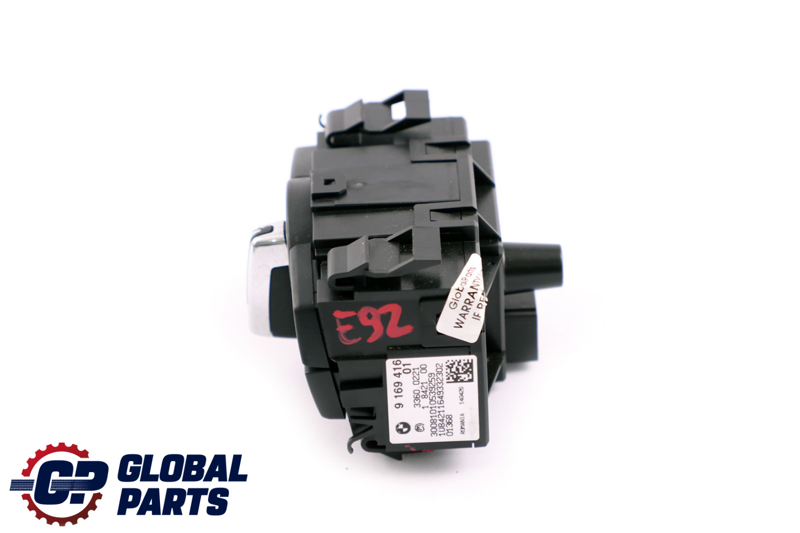 BMW 3 Series E92 E93 LCI Control Element Light Switch Perlgrey Chrome 9169416