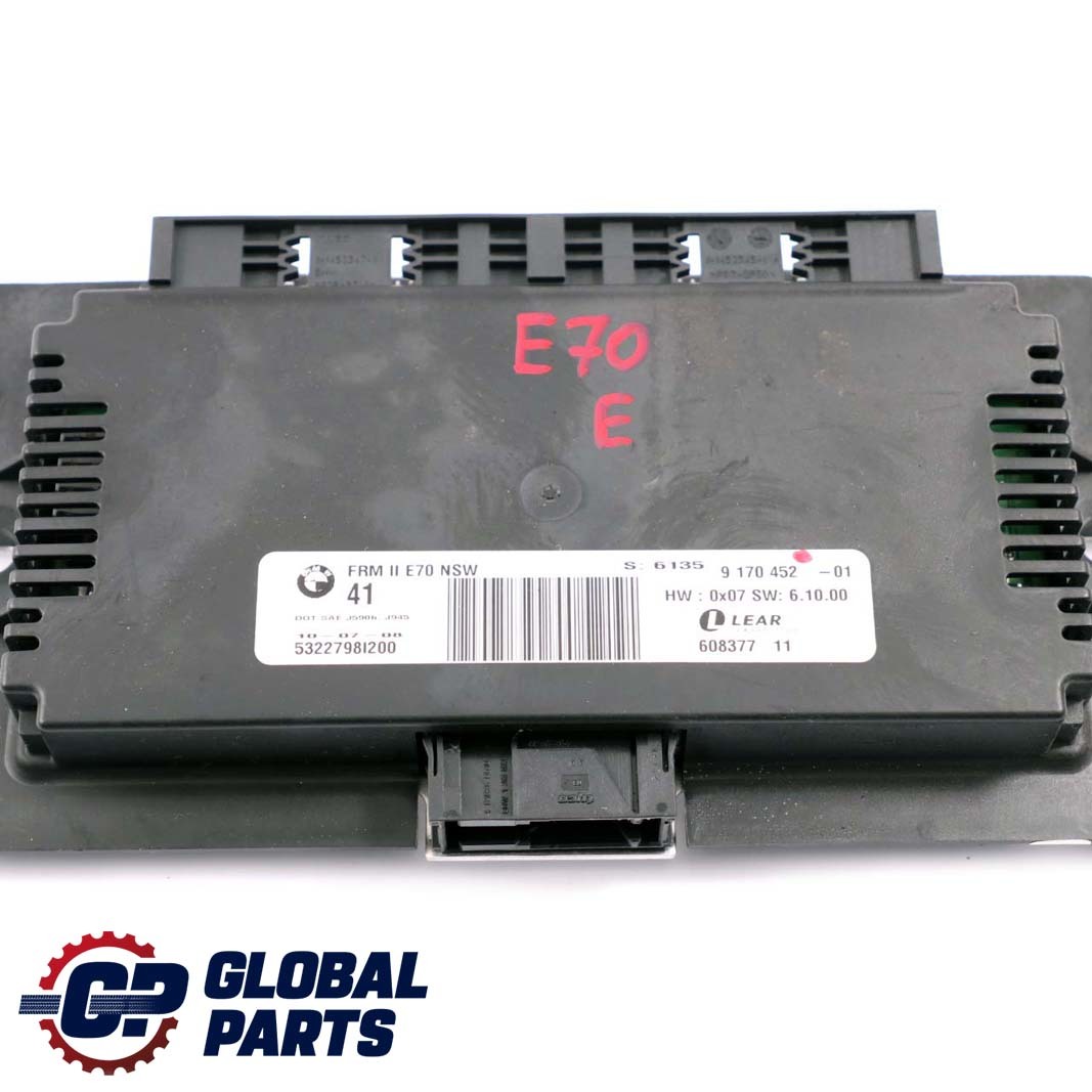 BMW X5 Series E70 Footwell Light Control Module Unit LEAR FRM II NSW 9170452