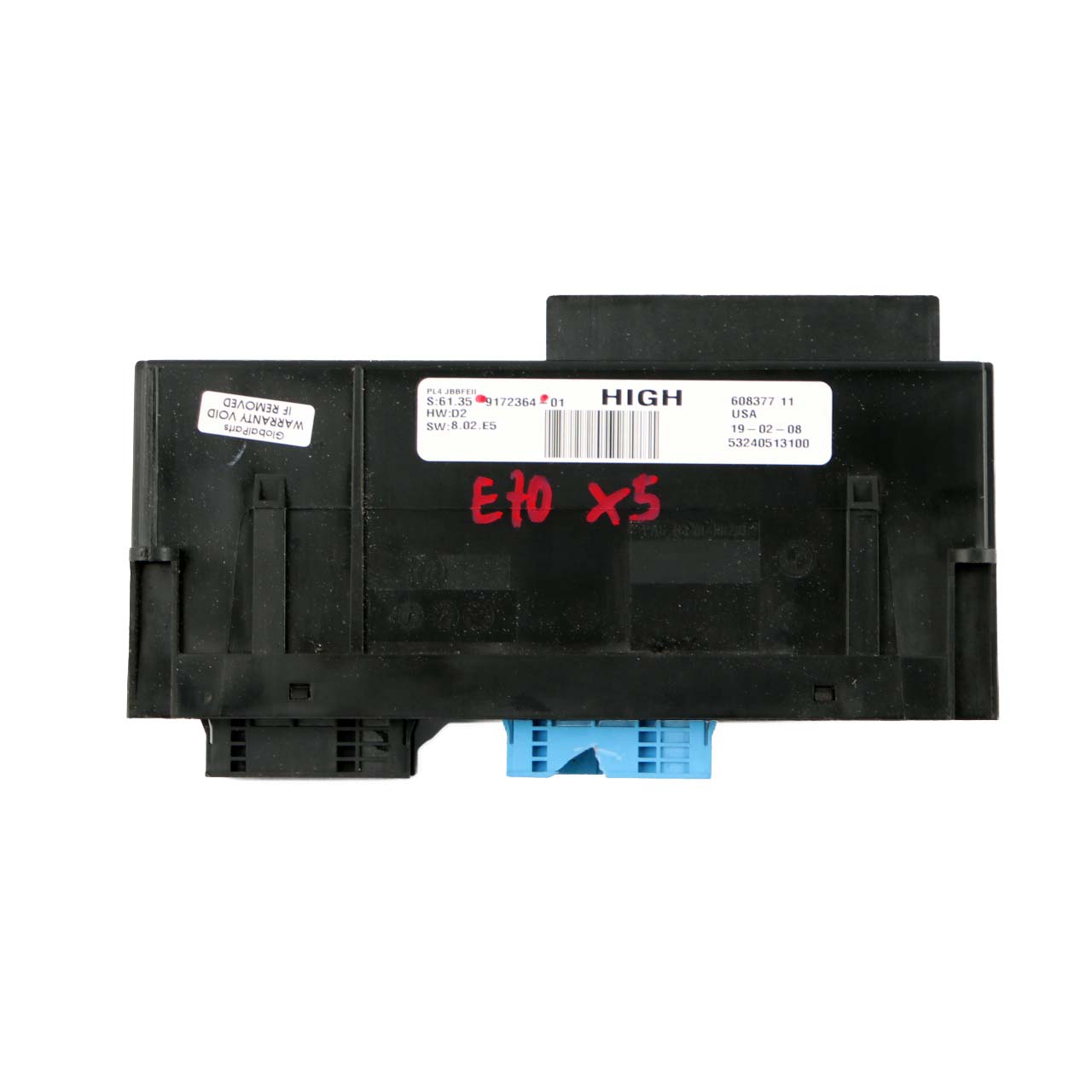 BMW X5 Series E70 ECU Body Control Module Junction Box High PL4 JBBFEII 9172364