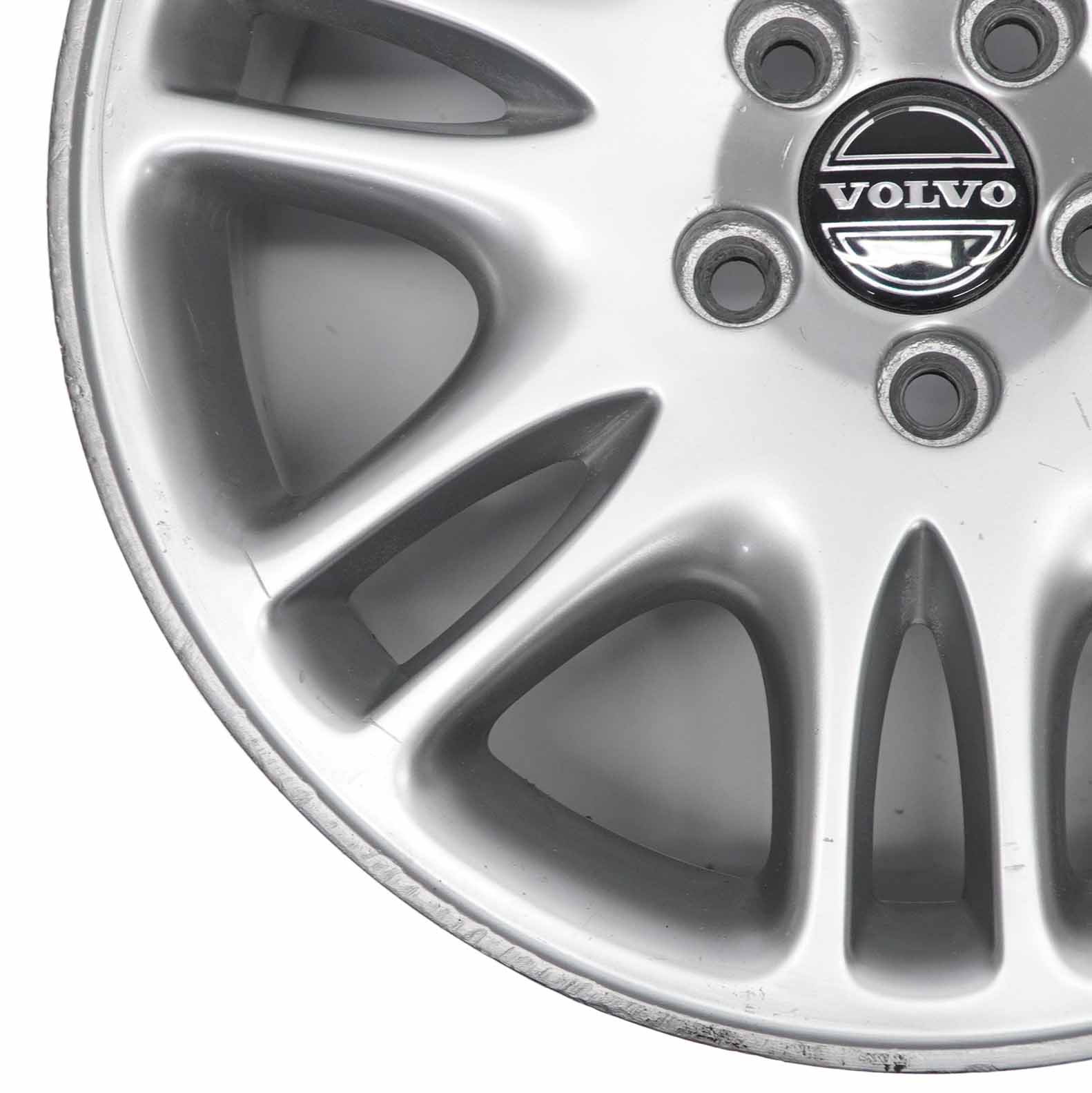 Volvo V70 Silver Alloy Wheel Rim 17" ET:49 7,5J 7-Double Spoke 9173557