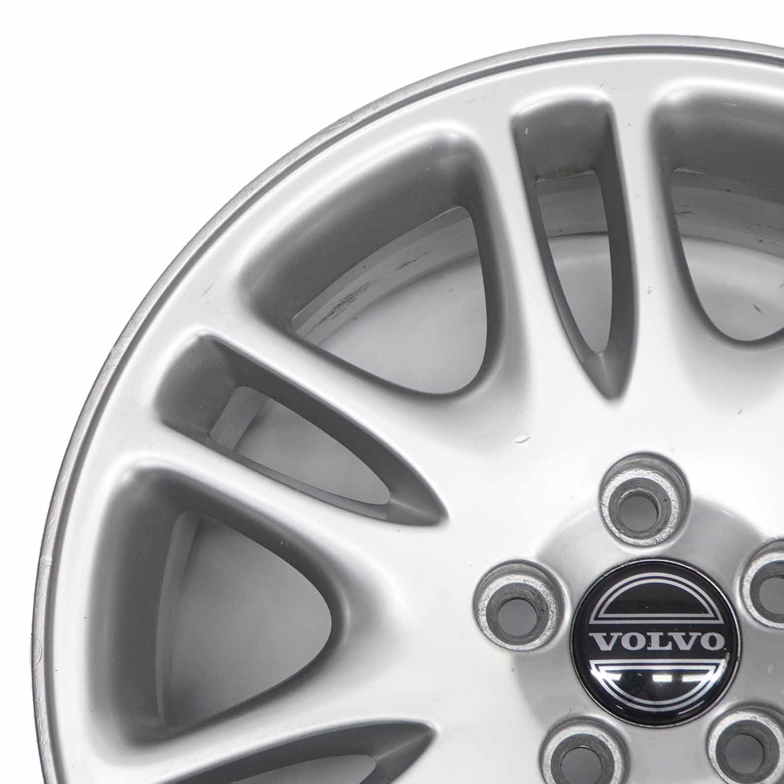 Volvo V70 Silver Alloy Wheel Rim 17" ET:49 7,5J 7-Double Spoke 9173557