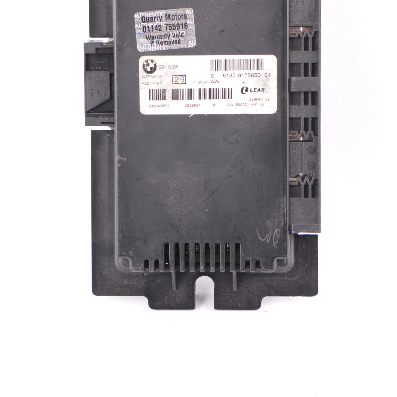 BMW E87 NSW ECU Light Control Unit Module Footwell Module PL2 FRM II 9175650